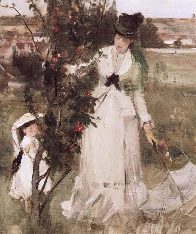 Berthe Morisot Detail of Hide and seek France oil painting art
